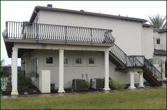 Wrought Iron Porch Railing, Berkeley, CA