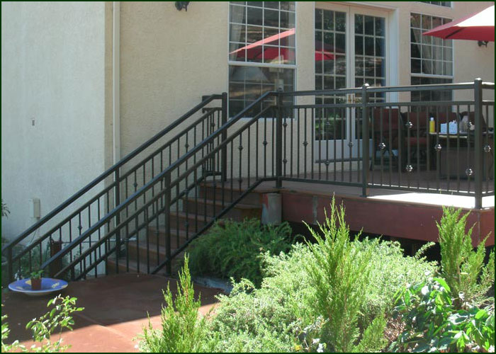 Wrought Iron Porch Railings - Berkeley, CA