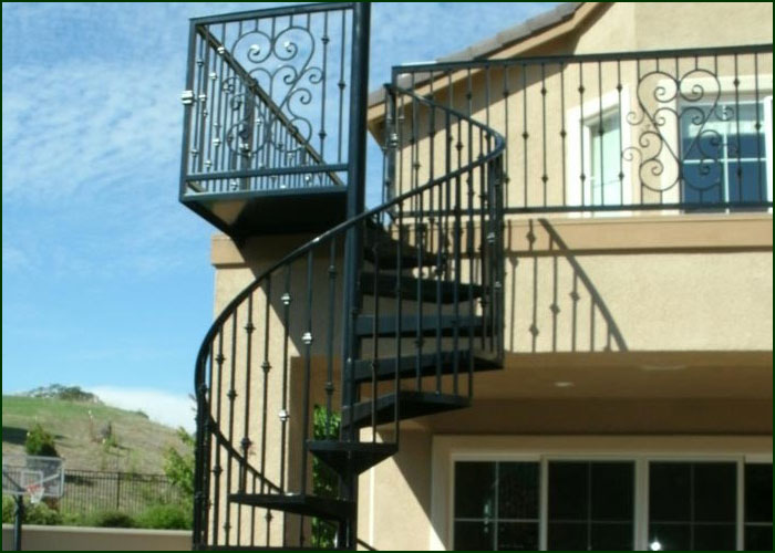 Spiral Staircase Railings - Berkeley