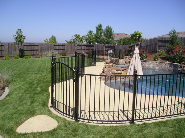 Wrought Iron Pool Fence San Rafael