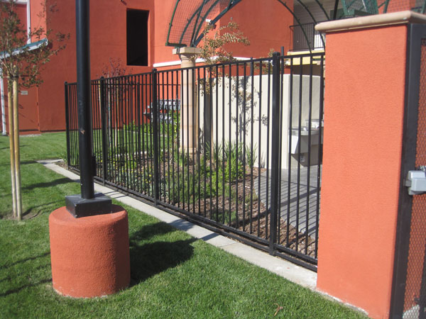 Commercial Wrought Iron Fence Pleasanton